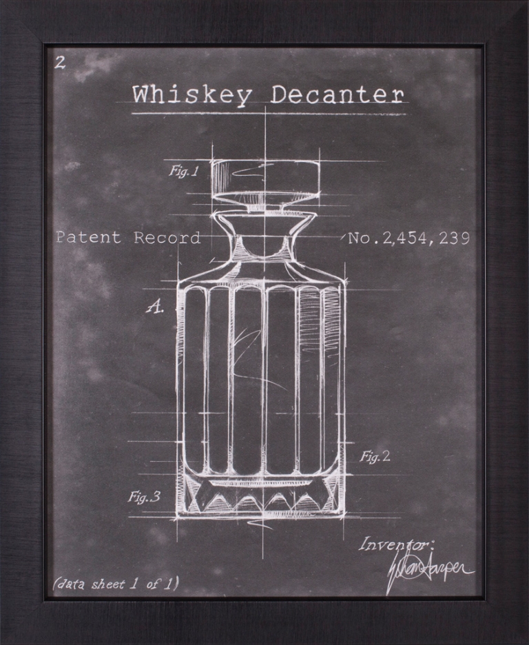 Barware Blueprint VII Art Effects Inc