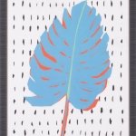 Blue Tropical Leaf I