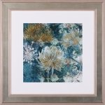 Navy Chrysanthemums I