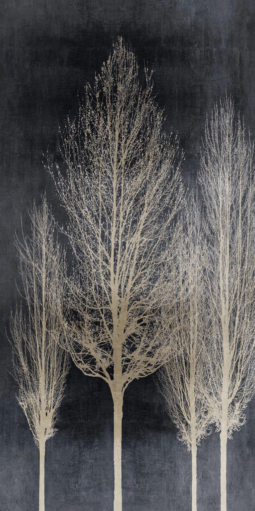 Silver Tree Silhouette II