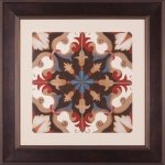 Still Life Wine Label Tan Pattern