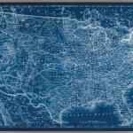 US Map Blueprint
