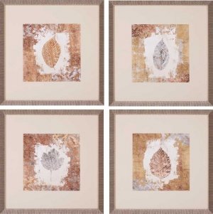 Gilded Leaf II – III – V – VI Four Piece Set