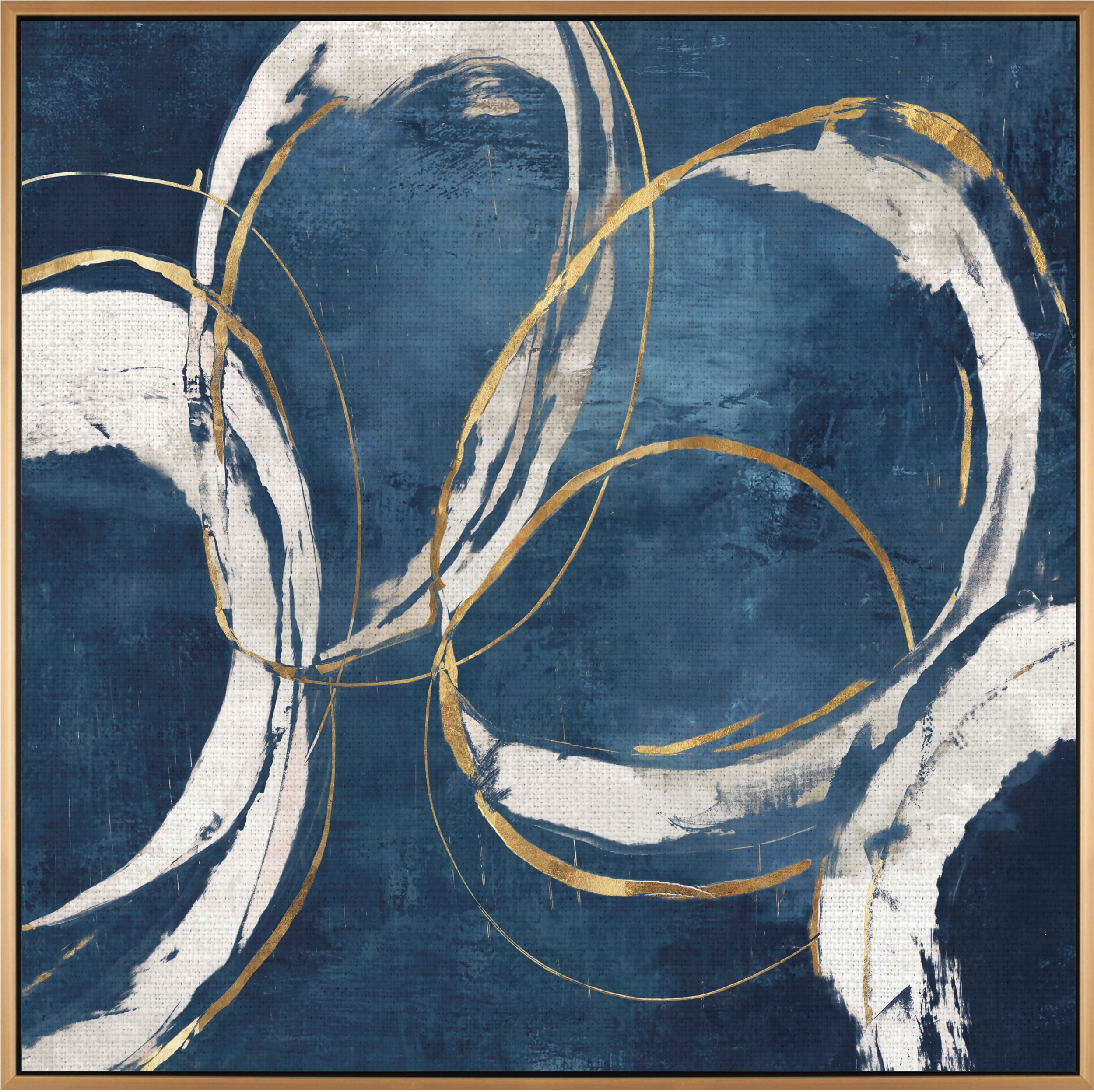 Abstract Blue Circles I